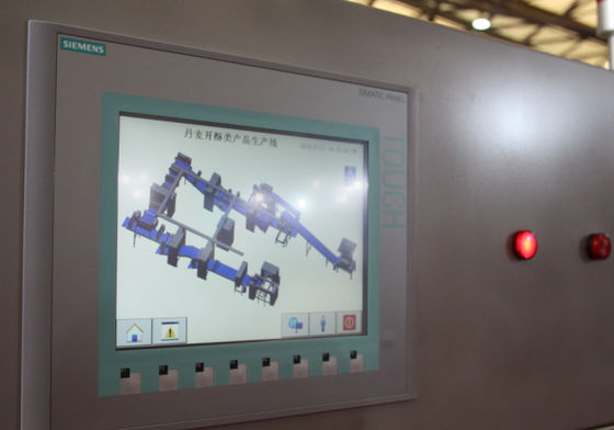 comprare Siemens ha controllato la linea di produzione del croissant con il sistema girante di alta precisione fabbricazione online