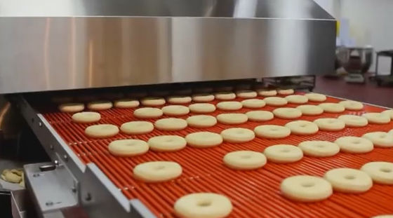 comprare Alta linea di produzione della ciambella di automazione con la soluzione di rivestimento della pasta industriale fabbricazione online
