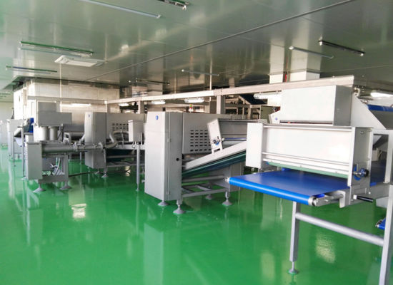 comprare La macchina automatica del laminatore della pasta di pasticceria del tunnel di congelamento di -40℃ per il croissant e il sasuage rotolano fabbricazione online
