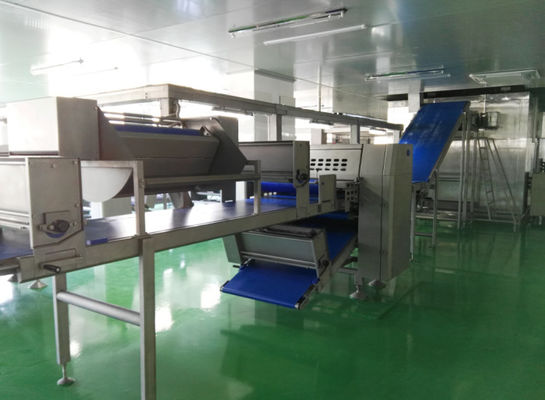 comprare Macchina automatica industriale della laminazione per 1500 chilogrammi di pasta Corissant riempito capacità fabbricazione online