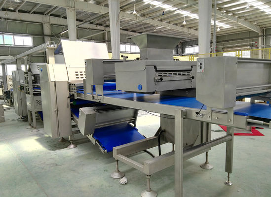 comprare La Z modella la larghezza disposta della cinghia su misura macchina della laminazione della pasticceria per pasticceria danese fabbricazione online