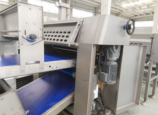 comprare linea della laminazione della pasta sfoglia dello strato della pasta di larghezza di 800 millimetri con il sistema di raffreddamento automatico 2 fabbricazione online