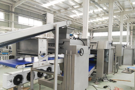 comprare Linea di produzione di pita industriale in acciaio inossidabile 304 per pane di pita di diametro 15 cm fabbricazione online