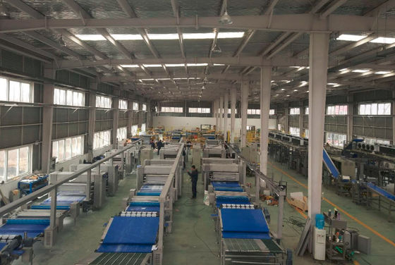 comprare Linea di produzione araba della pita di 18000 pc/ora Full Auto per il pane della pita del diametro di 15cm fabbricazione online