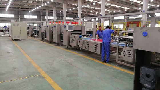 comprare Pizza automatica industriale del laminatore della pasta dello SpA di Siemens che fa macchina con la laminazione fabbricazione online