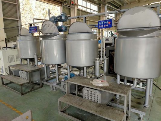 comprare La linea di produzione mescolantesi del dolce del contenitore 4 cuce il motore con la dimensione di 3.5m×2.5m×2.2m fabbricazione online