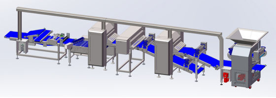 comprare Macchina flessibile del laminatore della pasta di pasticceria con la struttura modulare di Multirollers fabbricazione online