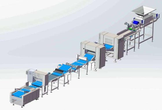 comprare Linea di produzione delle baguette della latta 300kg/Hr che produce il pane dell'artigiano della pagnotta fabbricazione online