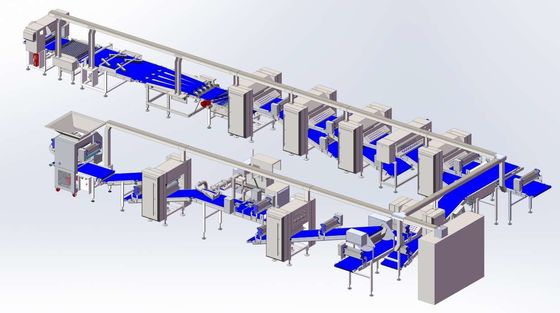 comprare Macchina di laminazione della pasta dello strato della pasta ZKS900, linea di laminazione della pasticceria danese per il pane della pasticceria, croissant e soffio fabbricazione online